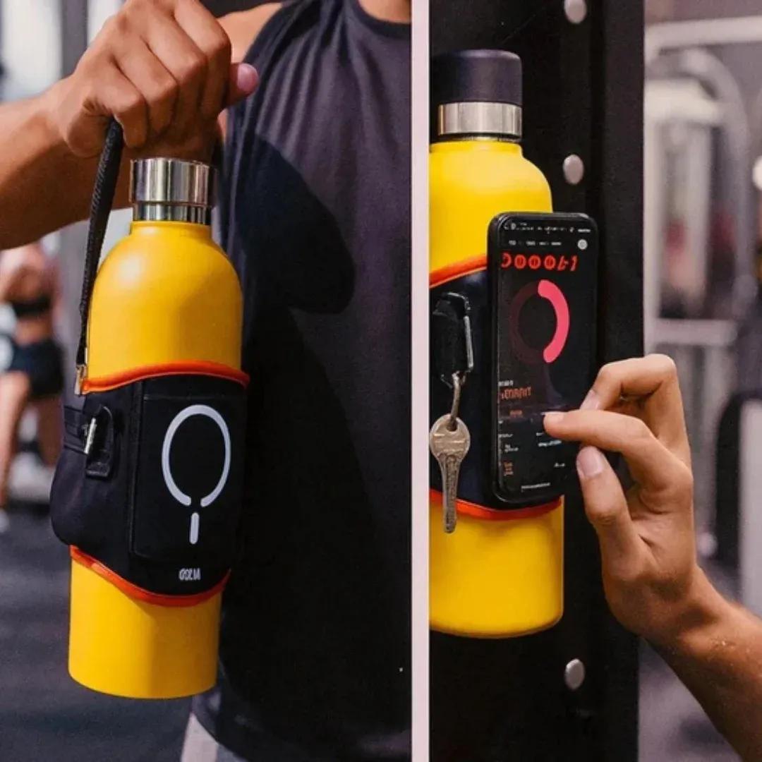 GOJI Magsafe Water Bottle Storage Bag with Adjustable Shoulder Strap