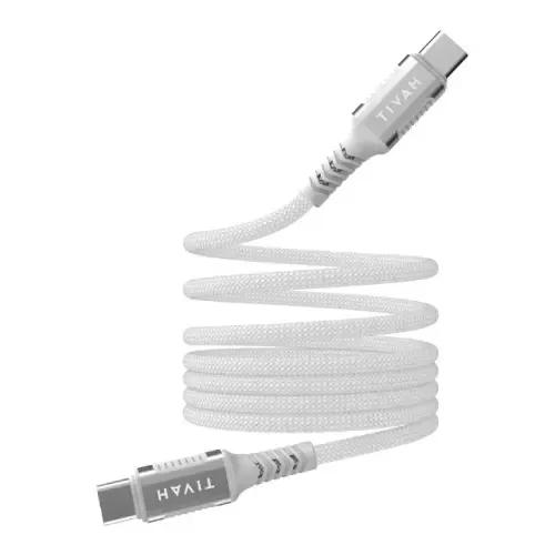 كيبل مغناطيسي Havit CB6297 مضفر من USB-C إلى USB-C