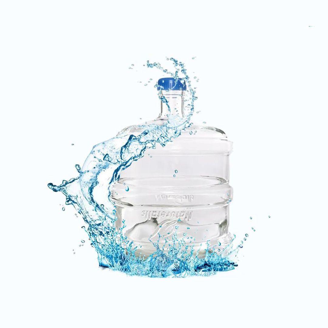 قنينة Naturefalls الزجاجية لبرادات الماء بسعة 10 لتر خفيفة الوزن 