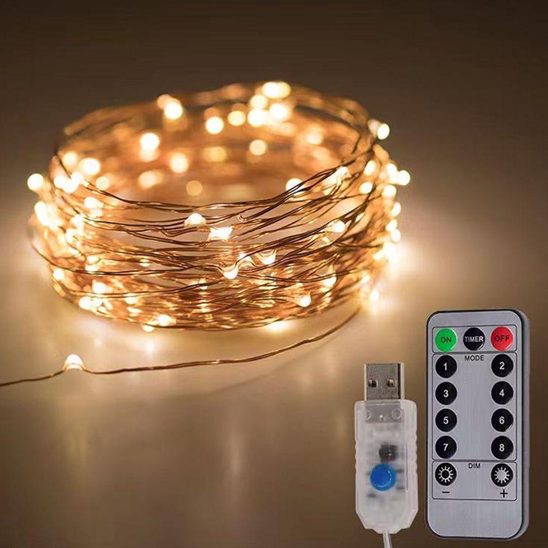 شريط اضاءة LED بطول 10 متر أسلاك نحاسية 