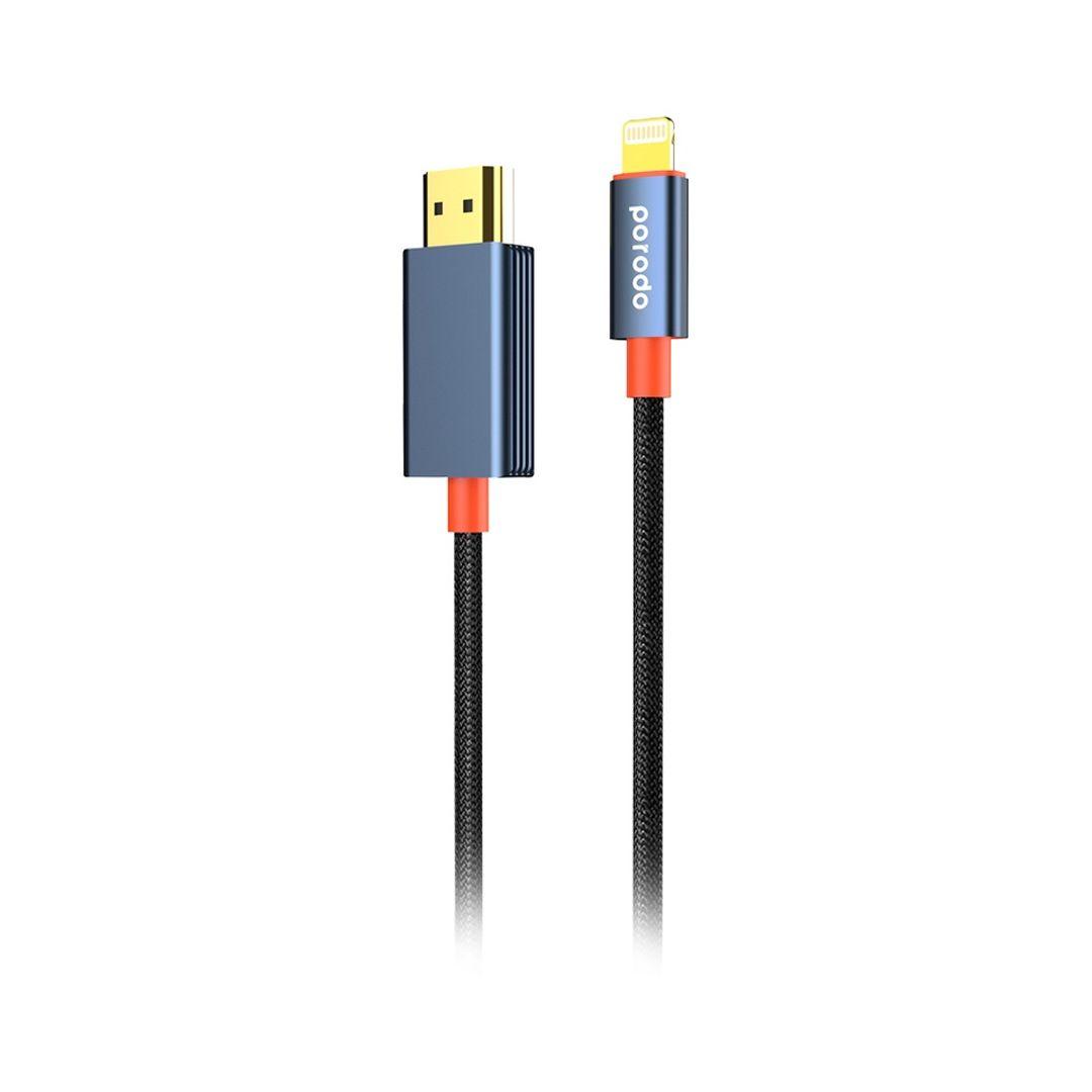 كيبل بورودو المنسوج Lightning إلى HDMI 