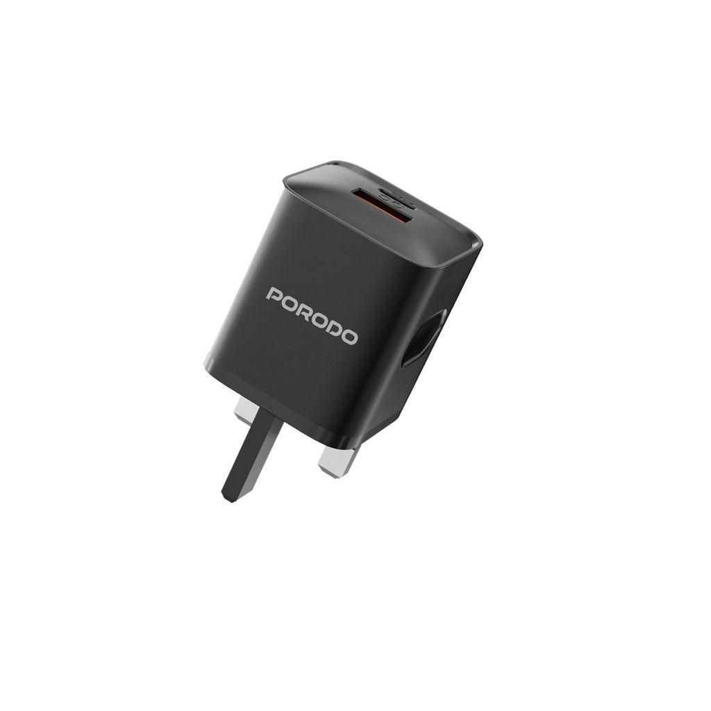 شاحن جداري من بورودو ثنائي المنفذ UK Plug