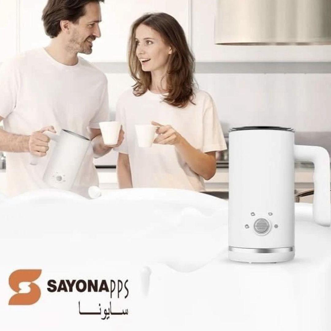 صانعة رغوة الحليب الكهربائية 4 في 1 من سايونا (SMF-4461)