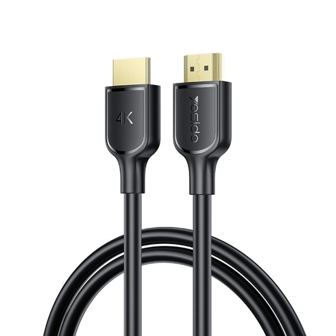كابل HDMI to HDMI من Yesido دقّة 4K 30Hz بطول 1.8 متر