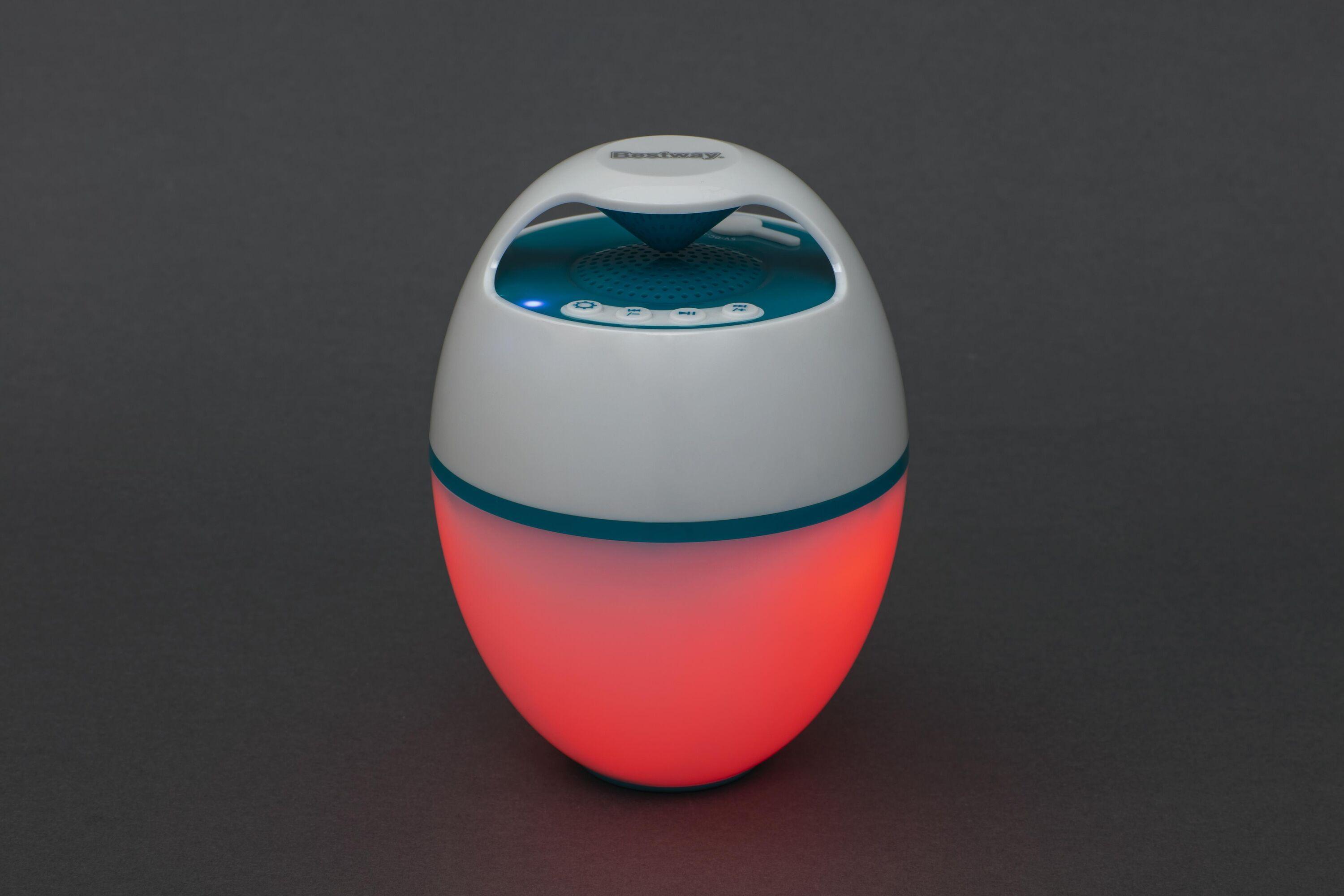 بيست واي ميوزيك ويف Floating LED BLUETOOTH SPEAKER مع أنماط إضاءة مختلفة