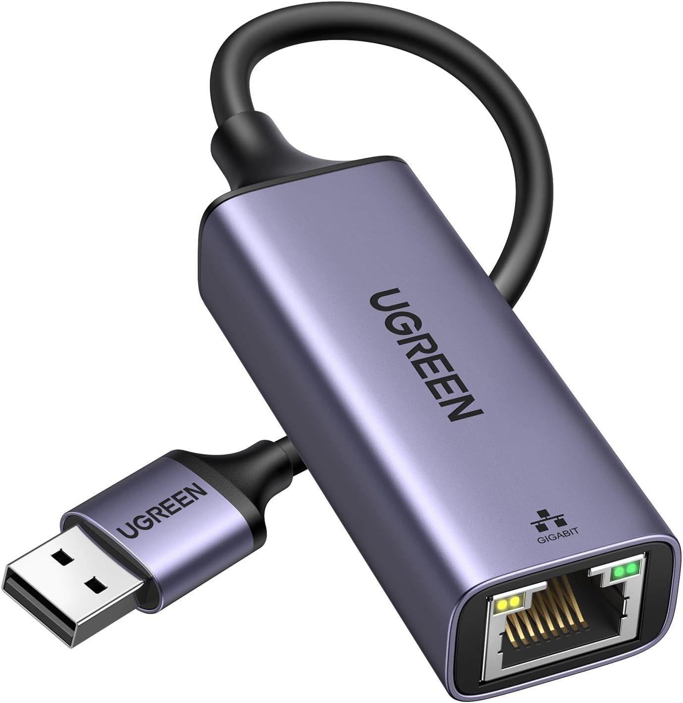 محول إيثرنت USB من UGREEN لجهاز Nintendo Switch، وMacBook، وSurface Pro، والكمبيوتر الشخصي