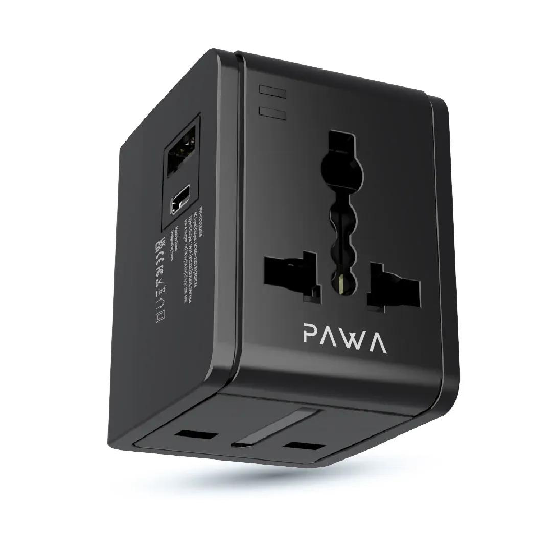 شاحن سريع من باوا بمنفذ USB‑C PD + QC – شحن سريع وآمن