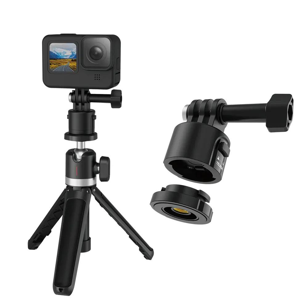 TELESIN CQM-001 Quick Release Adapter Kit for GoPro, DJI, and Insta360 Cameras