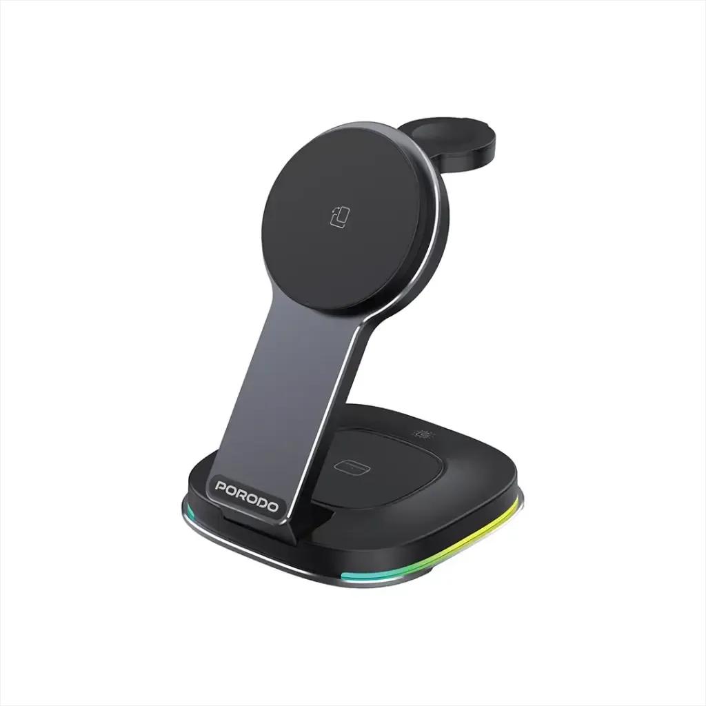 حامل الشحن اللاسلكي القابل للطي من بورودو