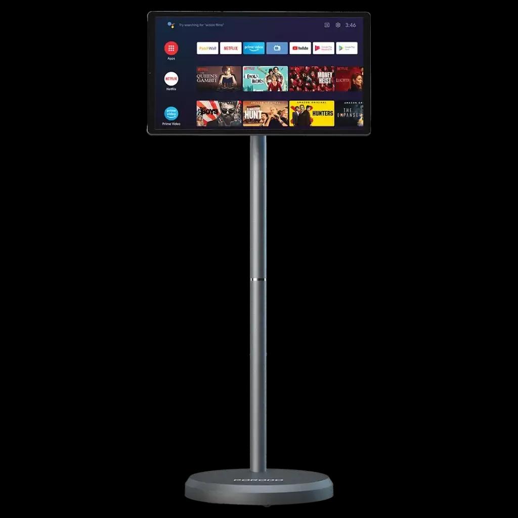 شاشة سمارت محمولة من بورودو بحجم 21.5" مع سعة بطارية 27000mAh - رمادي