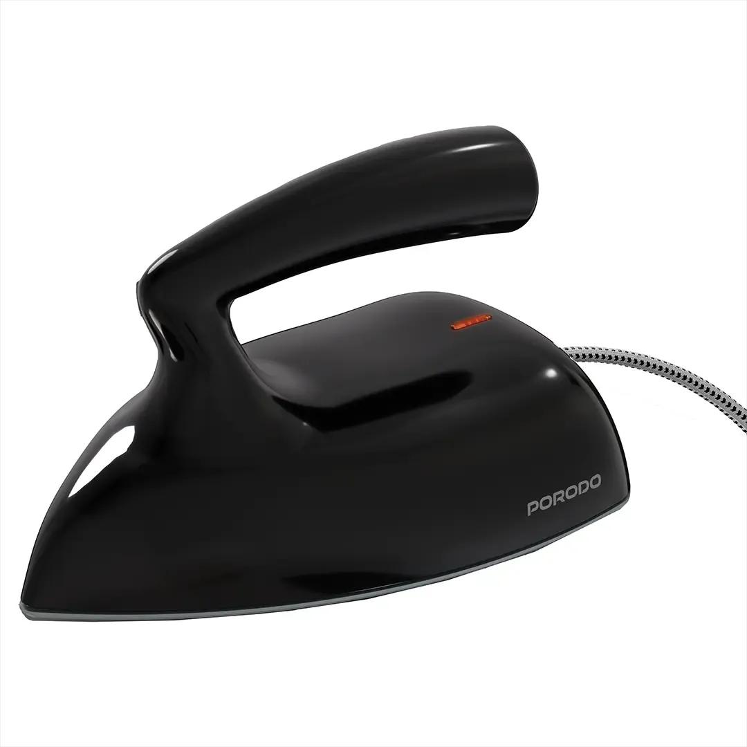 Porodo PDLFST227SBK Lifestyle 75W Portable Steam Iron with Bakelite Handle