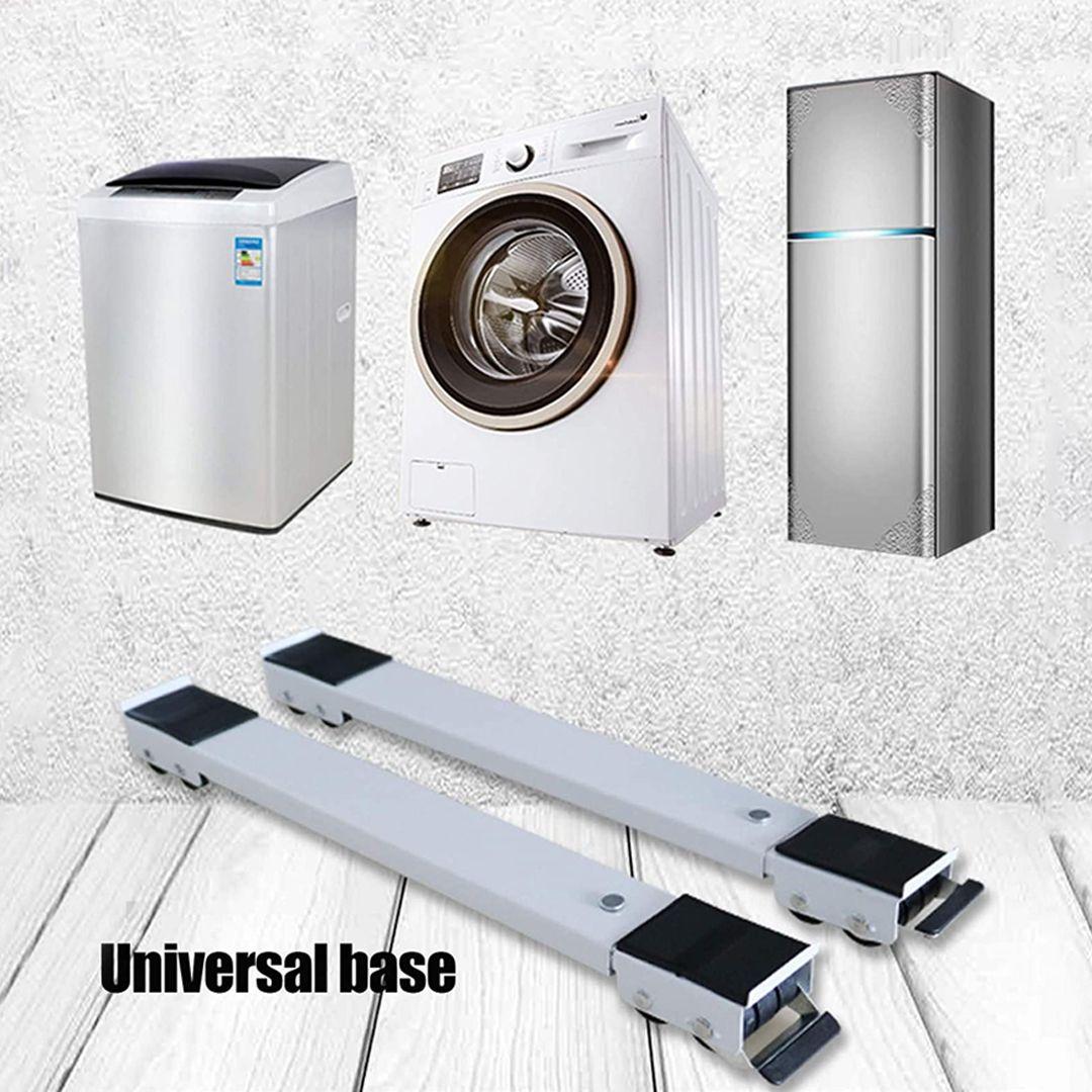 Washing machine base, Adjustable Extendable Appliance Trolley Roller Wheels to support the load of 300 kg