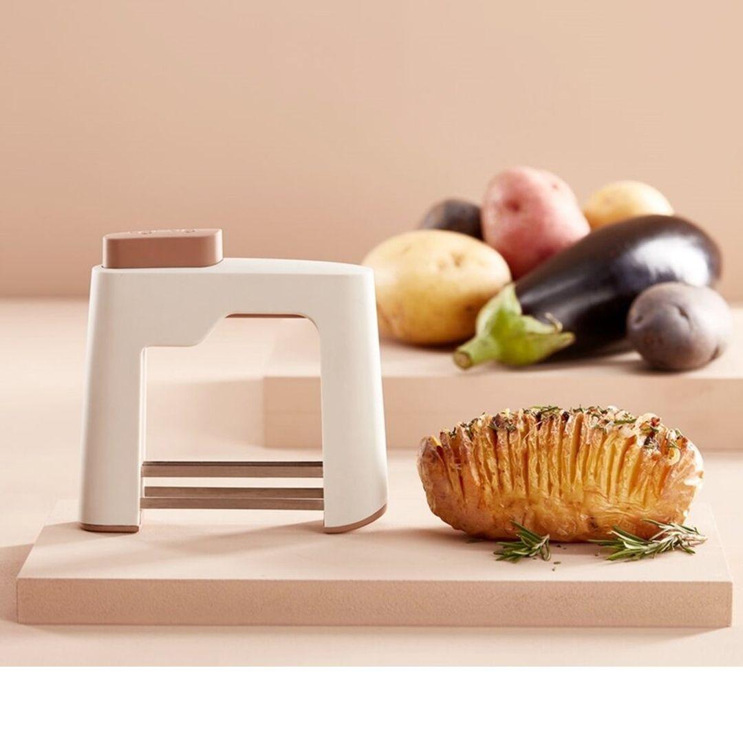Hasselback Cutter for a crunchier and tastier alternative to simple baked or grilled vegetables