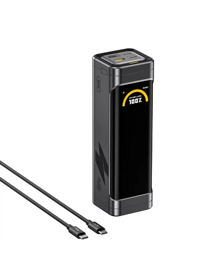 AOHI AOC-P016 25200mAh 170W PD3.0 LED Display Power Bank with 240W USB-C to USB-C Cable