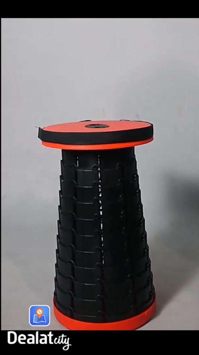 Retractable Stool Folding Chair - Outdoor Camping Fishing - Portable Travel Seat - Max Load 130KG
