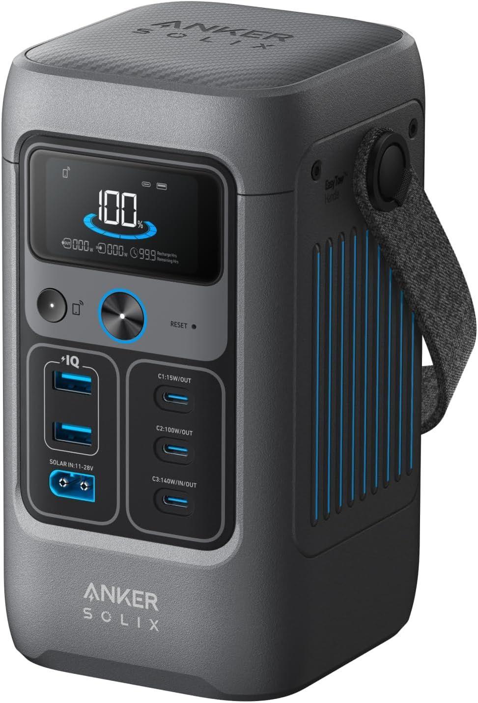 Anker SOLIX 60000mAh Portable Power Station, for Outdoor Camping, Travel and Emergencies