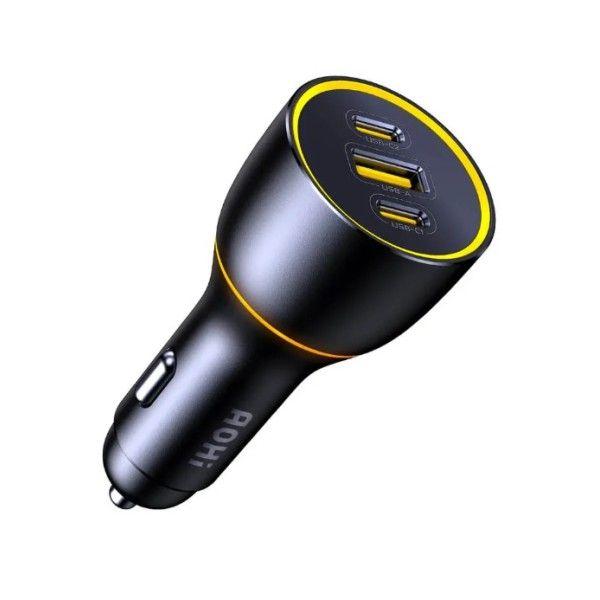 AOHI A0C-S005 SUPERAUTO PD GAN 170W Fast Car Charger (2USB-C & 1USB-A)