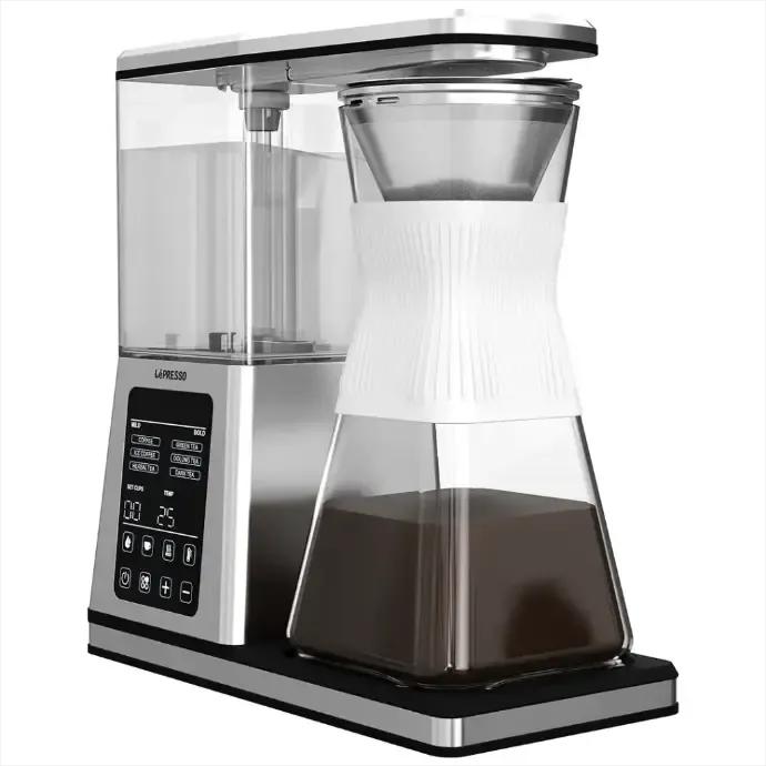 ماكينة تحضير القهوة والشاي الذكية ليبريسو Crystal Brew – سعة 1.2 لتر وتحكم رقمي