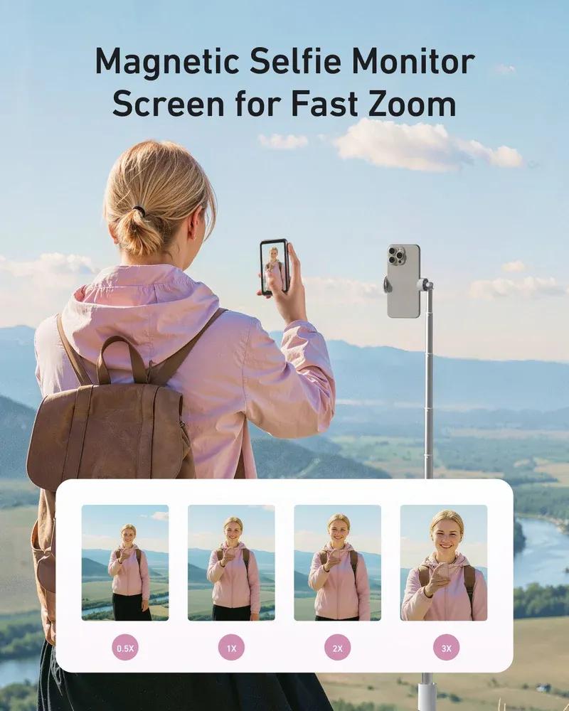 TELESIN P5-RMT-07 Magnetic Vlogging Screen with Magnetic Mounting